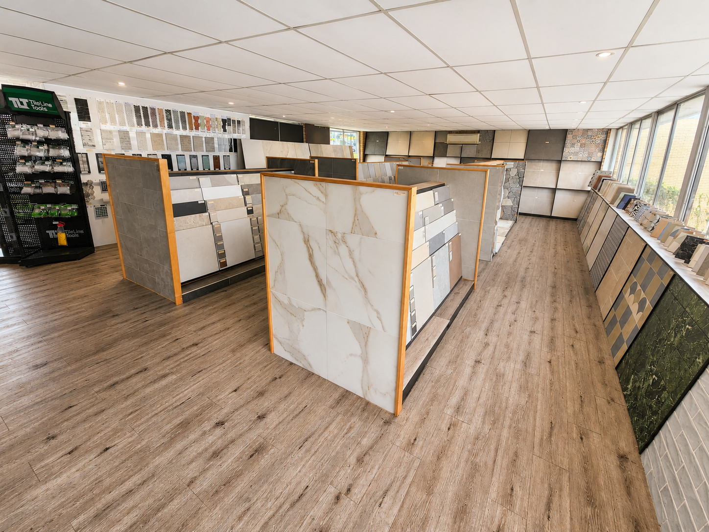 Hora Bathrooms - Tiles display