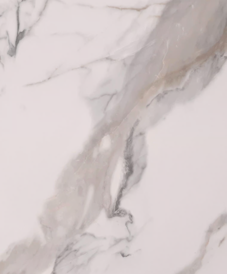 Bellavere Grey ,White/Gold polished embossed porcelain tile 600 × 600 mm with grey and gold marble-inspired veining