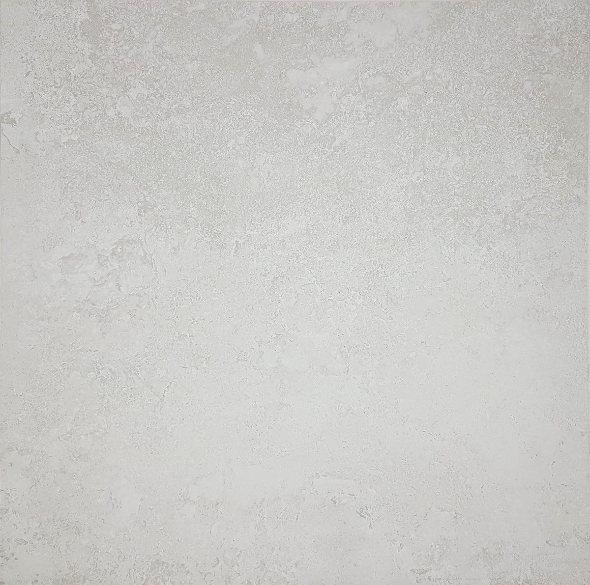 Calderis White Grip porcelain tile in 600 x 600 mm, featuring soft white tones and subtle surface variation for a refined contemporary look.