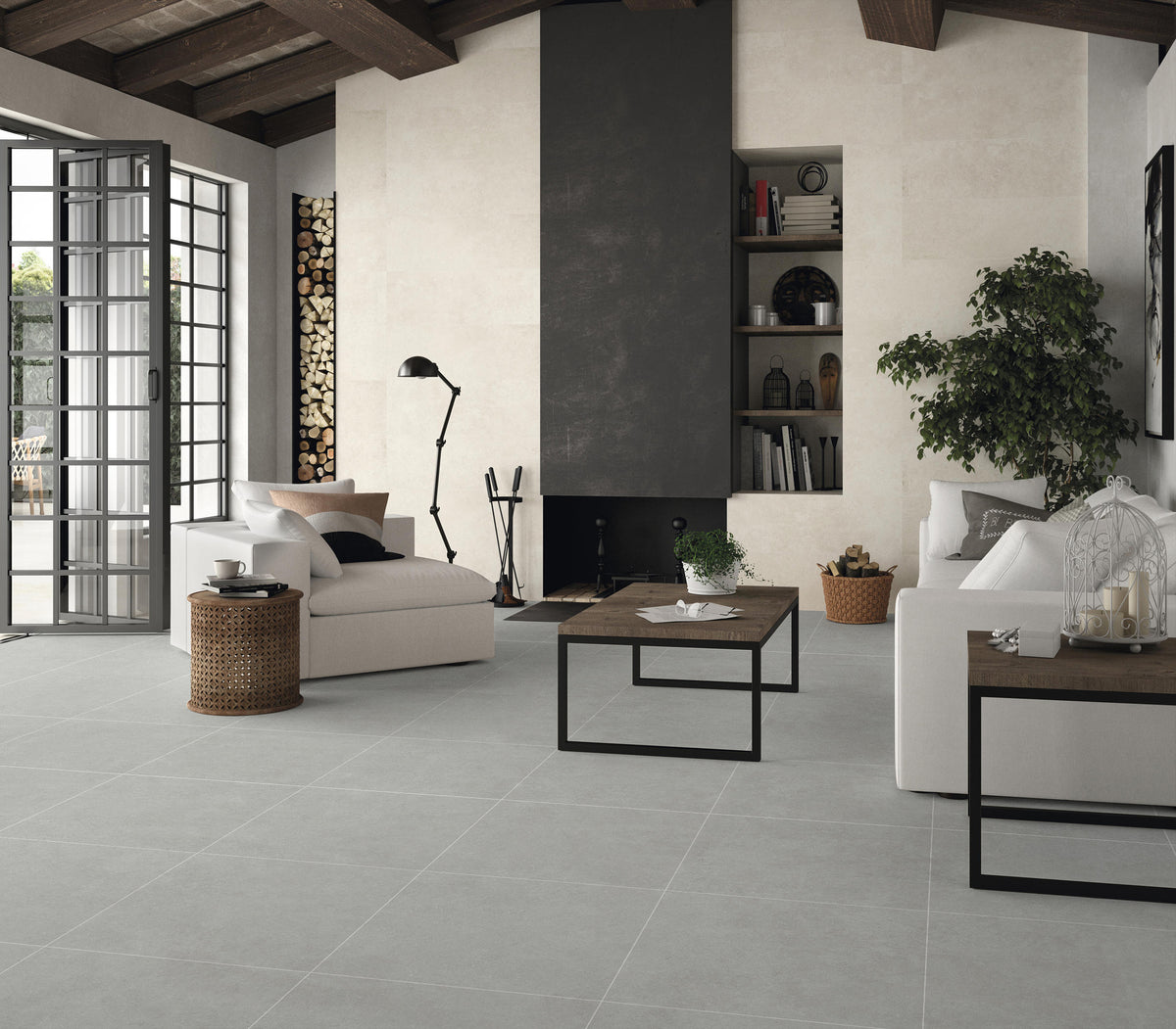 Calderra Million Light Grey Matt Porcelain Tile 600 x 600 mm features a soft grey tone, subtle variation and refined matt surface for modern interiors.