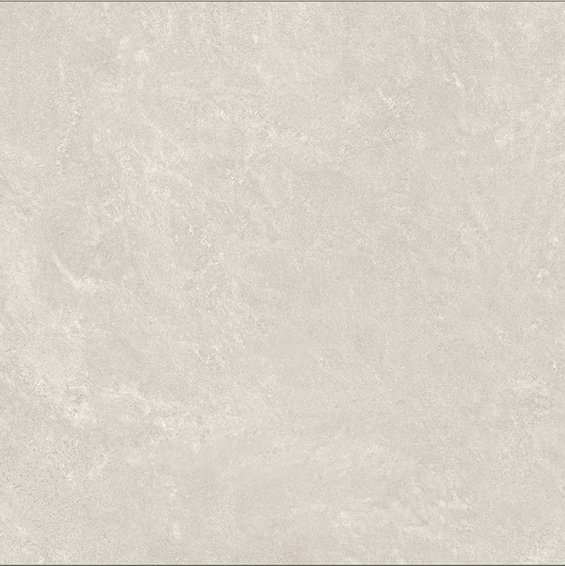 Elara Light Grey matt tile 600 × 600 mm with a subtle stone-inspired surface appearance