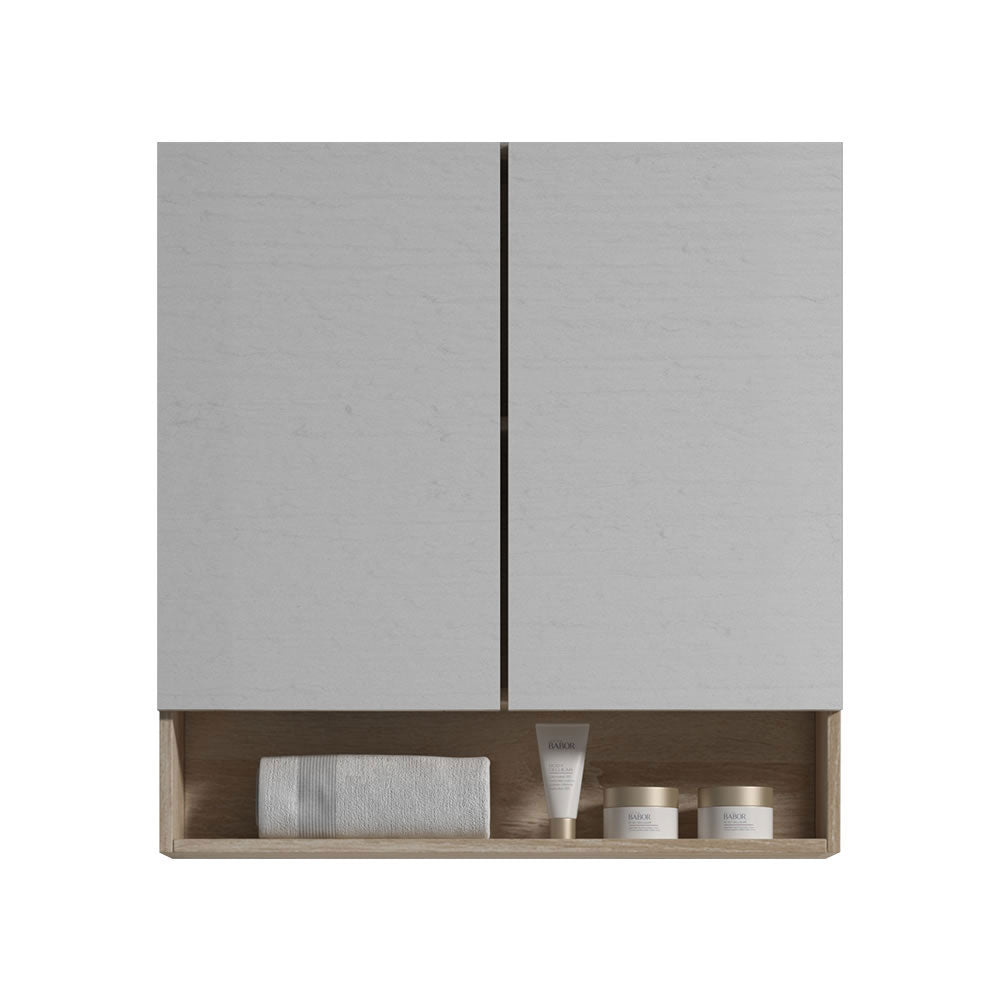 Luna 750mm Natural Oak Shaving Cabinet