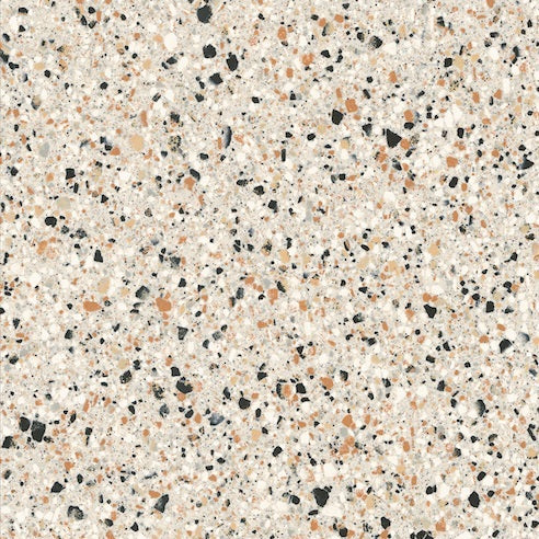 Novella ivory matt porcelain tile with a subtle speckled pattern, 300 x 300 mm