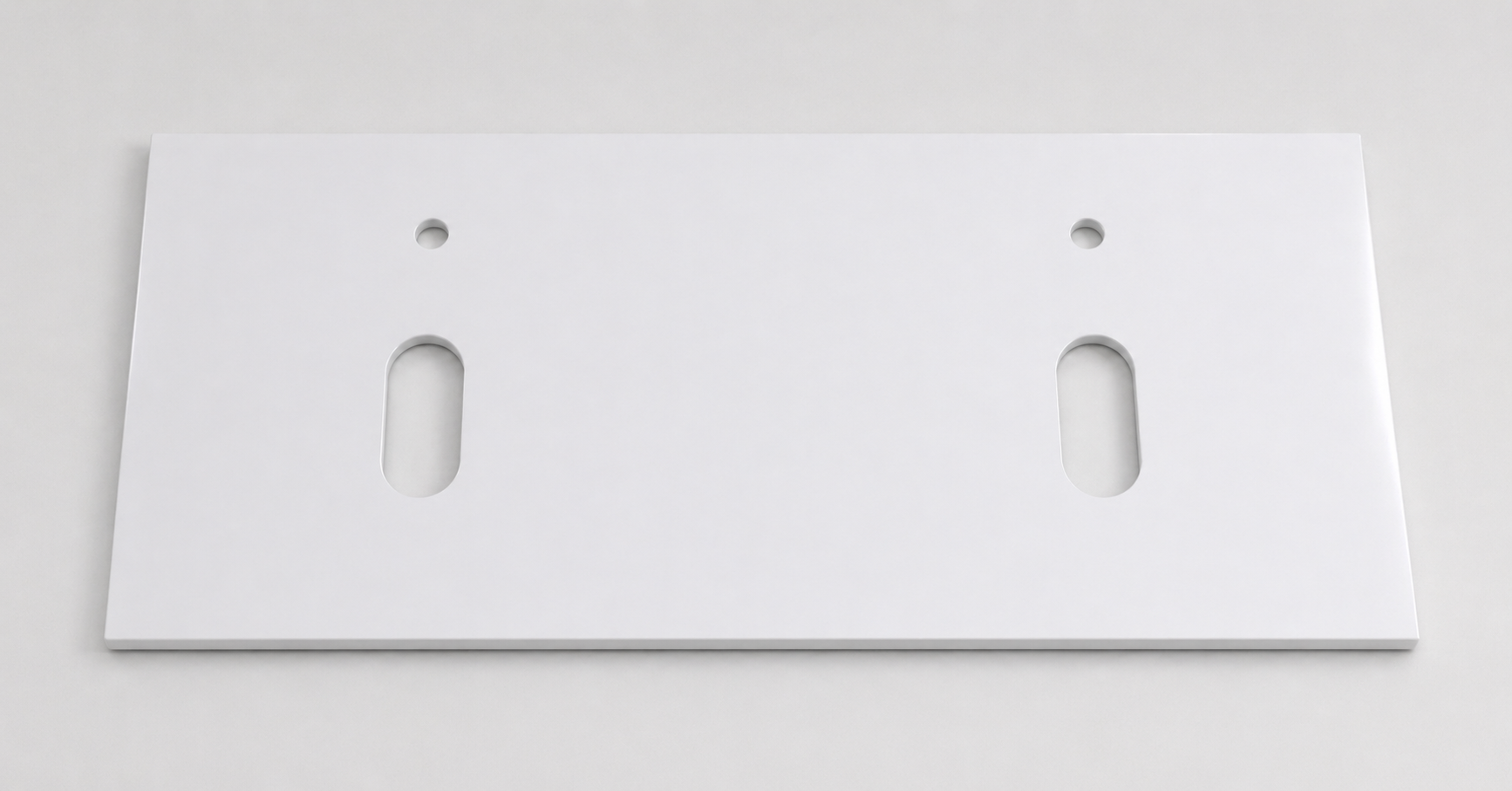 Stone Top 1500mm with Double Basin and tap holes