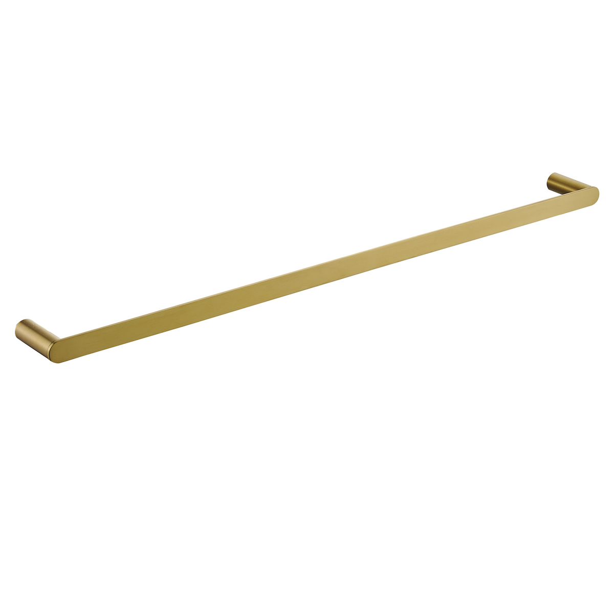 Vanta Brushed Gold Single Towel Rail – 800 mm