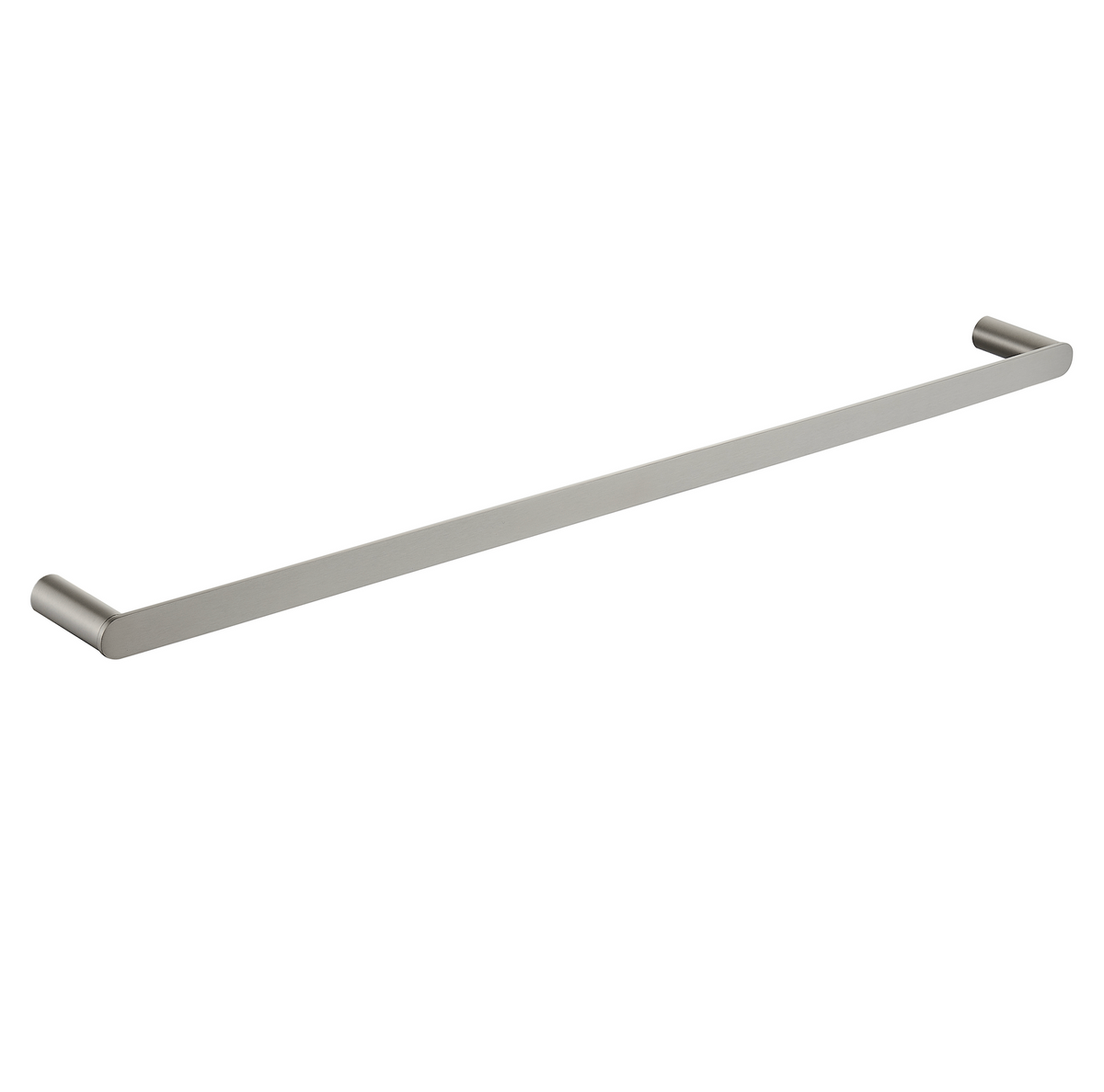 Vanta Brushed Nickel Single Towel Rail – 800 mm