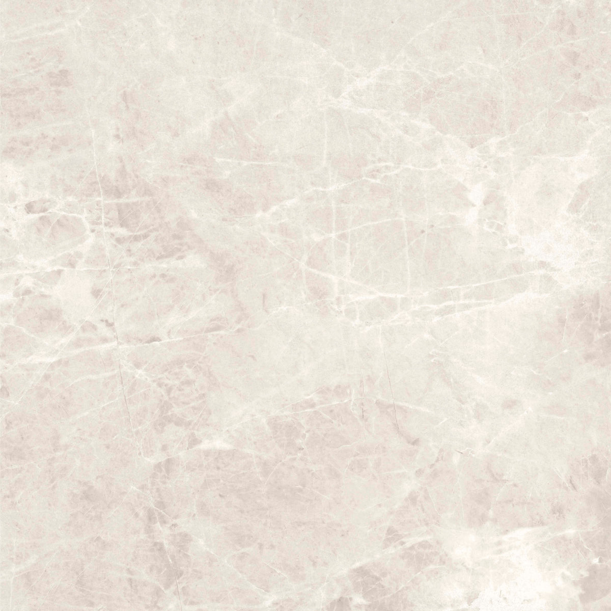 Veradelle white matt porcelain tile with subtle tonal variation, 300 x 300 mm