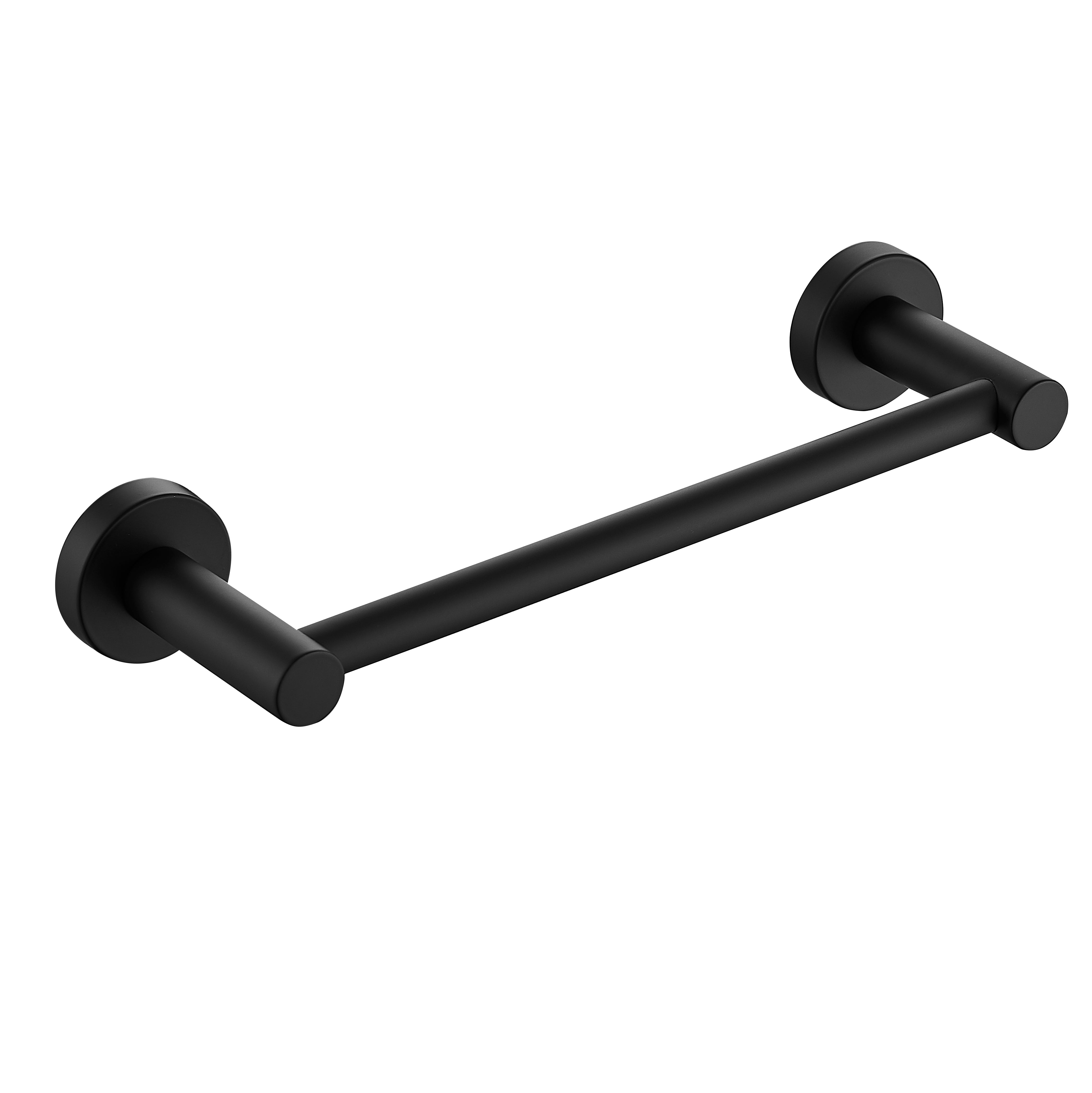 Aurelia Matte Black Hand Towel Rail – 300 mm