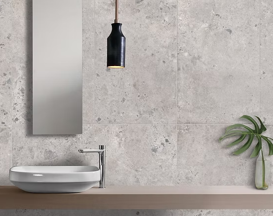 Shop Avelon 600 x 600 matt tiles at Hora Bathrooms. A clean, understated tile with a versatile finish for contemporary bathroom and interior designs