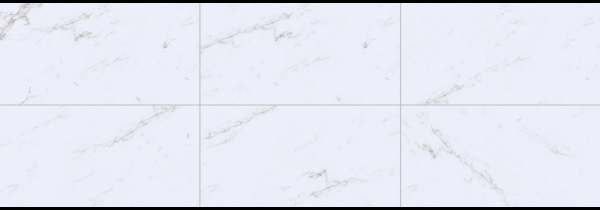 Elaris Calcatta matt ceramic tile with delicate veining, 300 x 300 mm