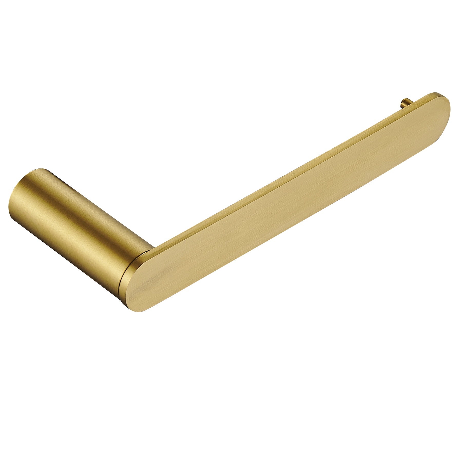 Vanta Chrome Brushed Gold Toilet Roll Holder – 180 mm