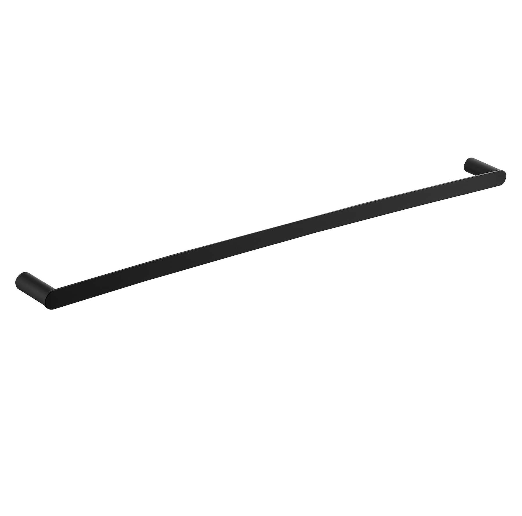 Vanta Matte Black Single Towel Rail – 800 mm