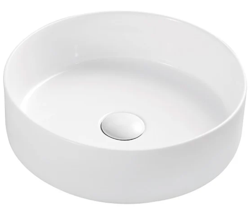 VivoBowl Countertop Basin - 360 x 360 x 120 mm Gloss white