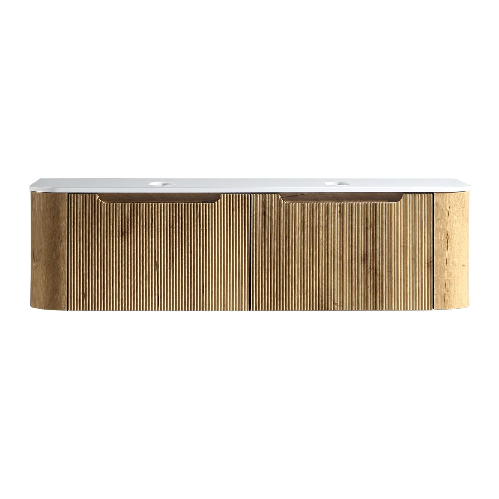 Arlocurve vanity 1500mm oak front without basin