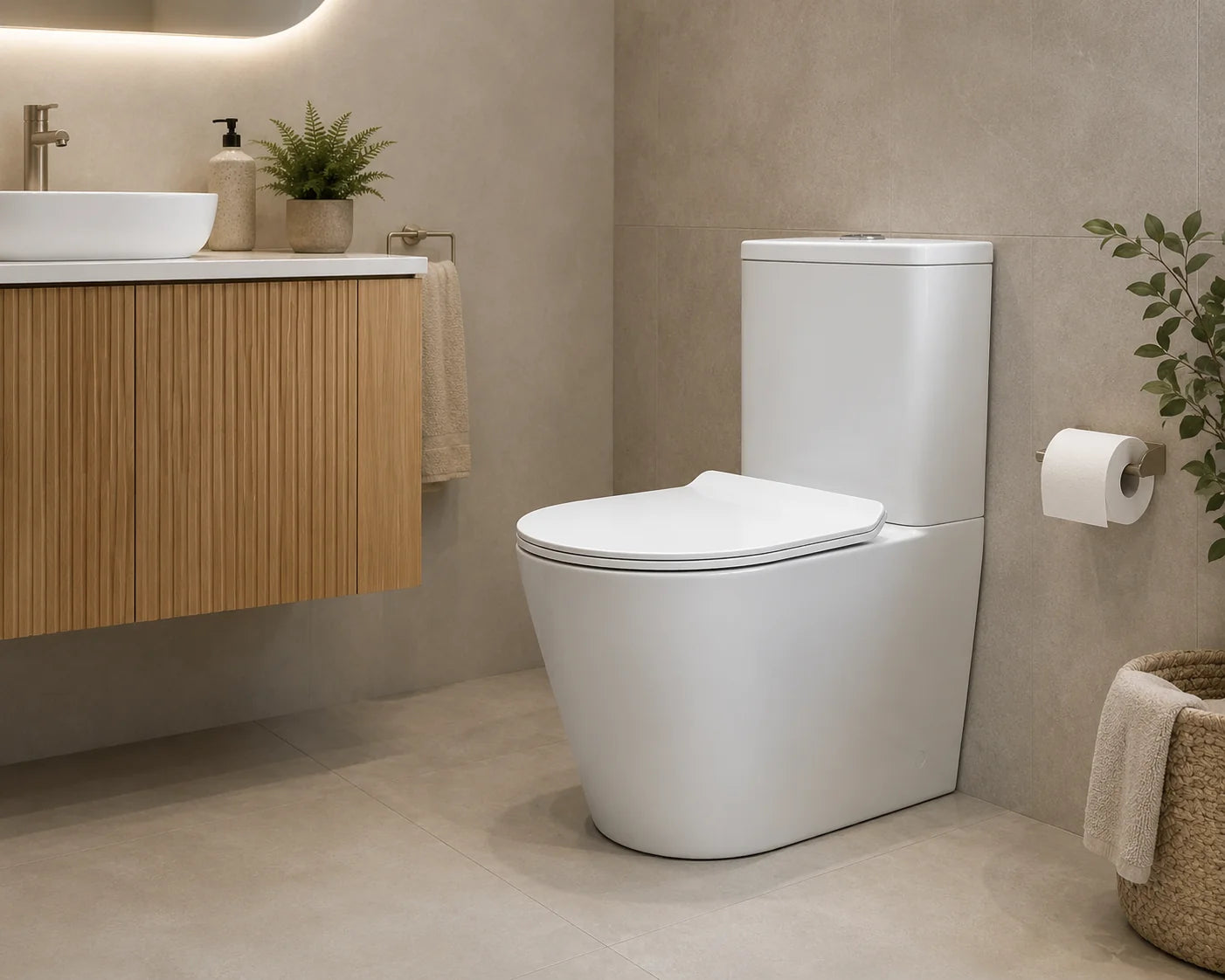 Modern bathroom Vanity - Rimless Tornado